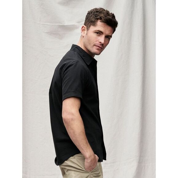 ✨BUCK MASON DRAPED TWILL S/S ONE POCKET SZ LARGE SHIRT✨ - Picture 2 of 11